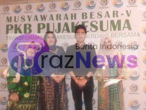 Musyawarah besar V PKB PUJAKESUMA Hj Yeni PW Palembang Raih penghargaan Award 2022