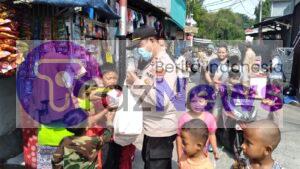 NASI KOTAK JUMAT BERKAH DALAM RANKA MENYAMBUT HUT POLRI KE-76 DI WILAYAH HUKUM POLSEK PADEMANGAN