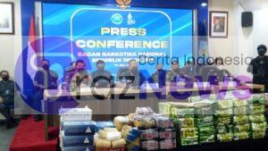 Luar Biasa!!!BNN Sita Narkotika 3 Kwintal Dalam Kurun Waktu 1 Bulan