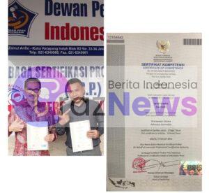BNSP dan LSP Pers Indonesia Resmi Terbitkan Sertifikat Kompetensi Wartawan