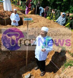 Peletakan Batu Pertama Masjid Quba Pondok Modern Al Furqon Di Laksanakan.