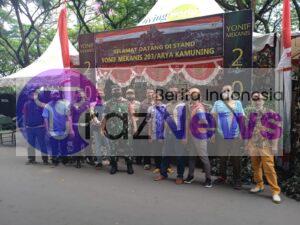 50 Orang Warga Binaan Koramil 02/TB Kodim 0503/JB Menyaksikan Pameran Alutsista TNI di Dampingi Babinsa