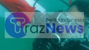 TNI AL Lanal TBA Kibarkan Bendera Bawah Laut di Pulau Salah Namo