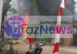 Di duga Bocor Tabung Gas, Rumah Warga Mutar Alam Dilalap Si Jago Merah