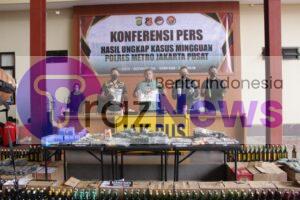 Hasil Ungkap Kasus Penyakit Masyarakat Dalam Sepekan di Gelar Polres Jakpus