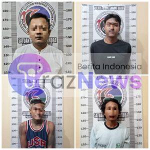 Polres Tubaba Amankan  4 Pelaku Narkoba, Dan Sita 416,09 gram Lebih Ganja