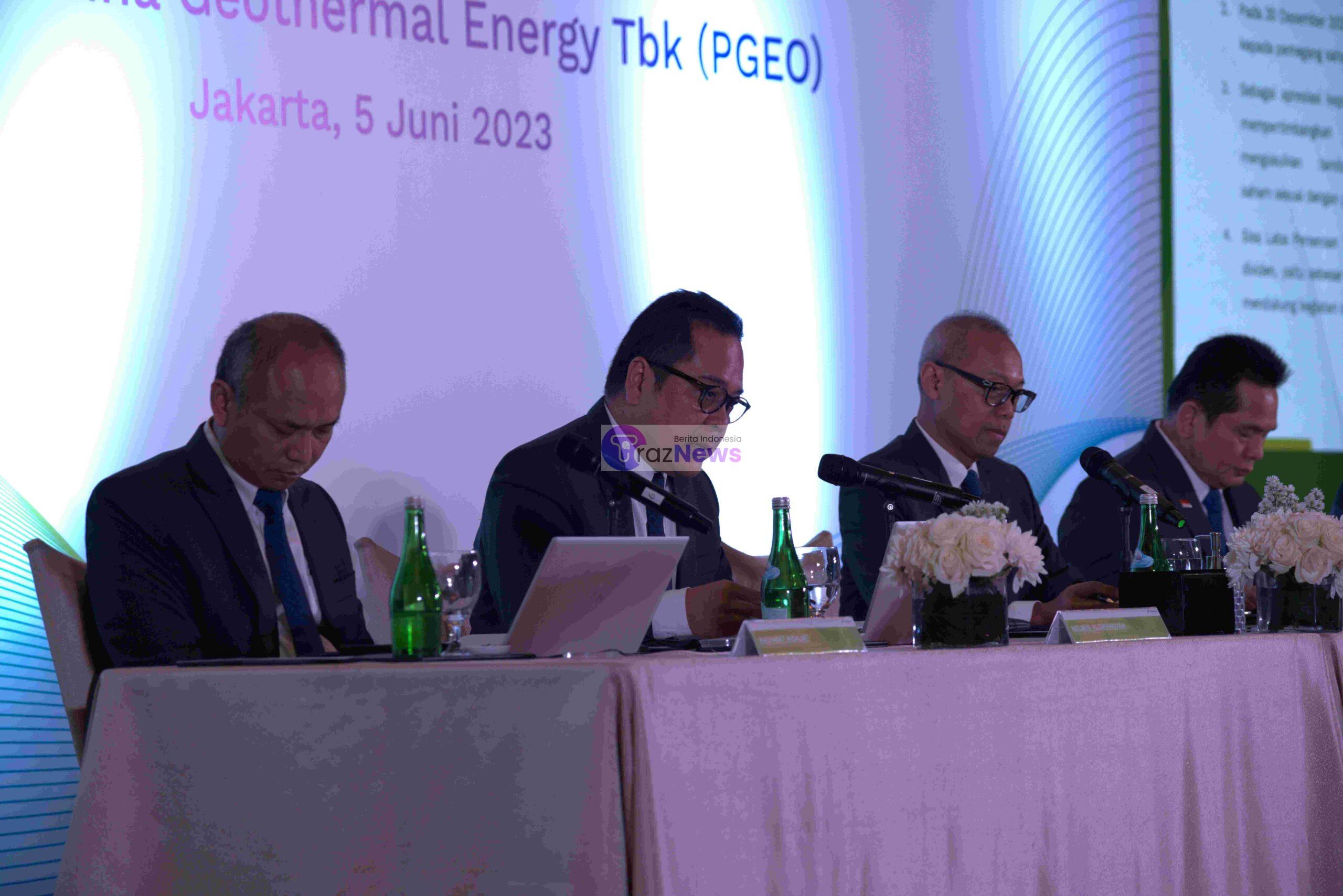 Pertamina Geothermal Energy Laporkan Kinerja Positif Dalam Rapat Umum Pemegang Saham Tahunan (RUPST) Tahun Buku 2022