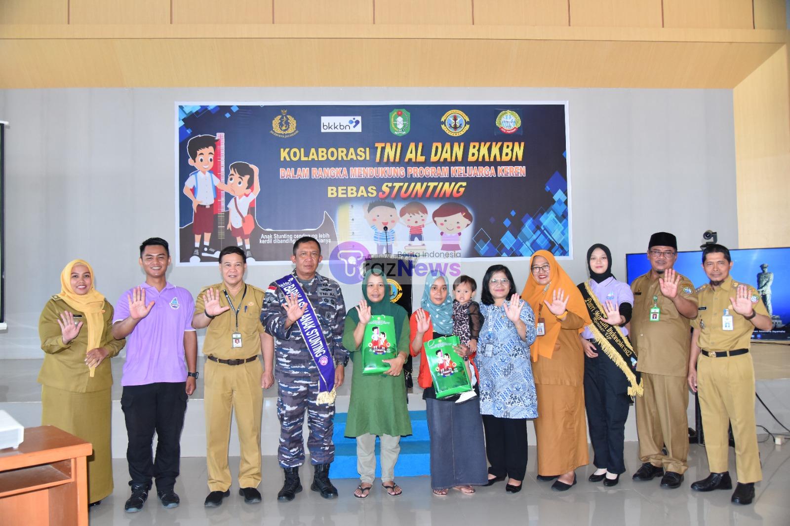 Kolaborasi TNI AL dan BKKBN Dalam Rangka Mendukung Program Keluarga Keren Bebas Stunting