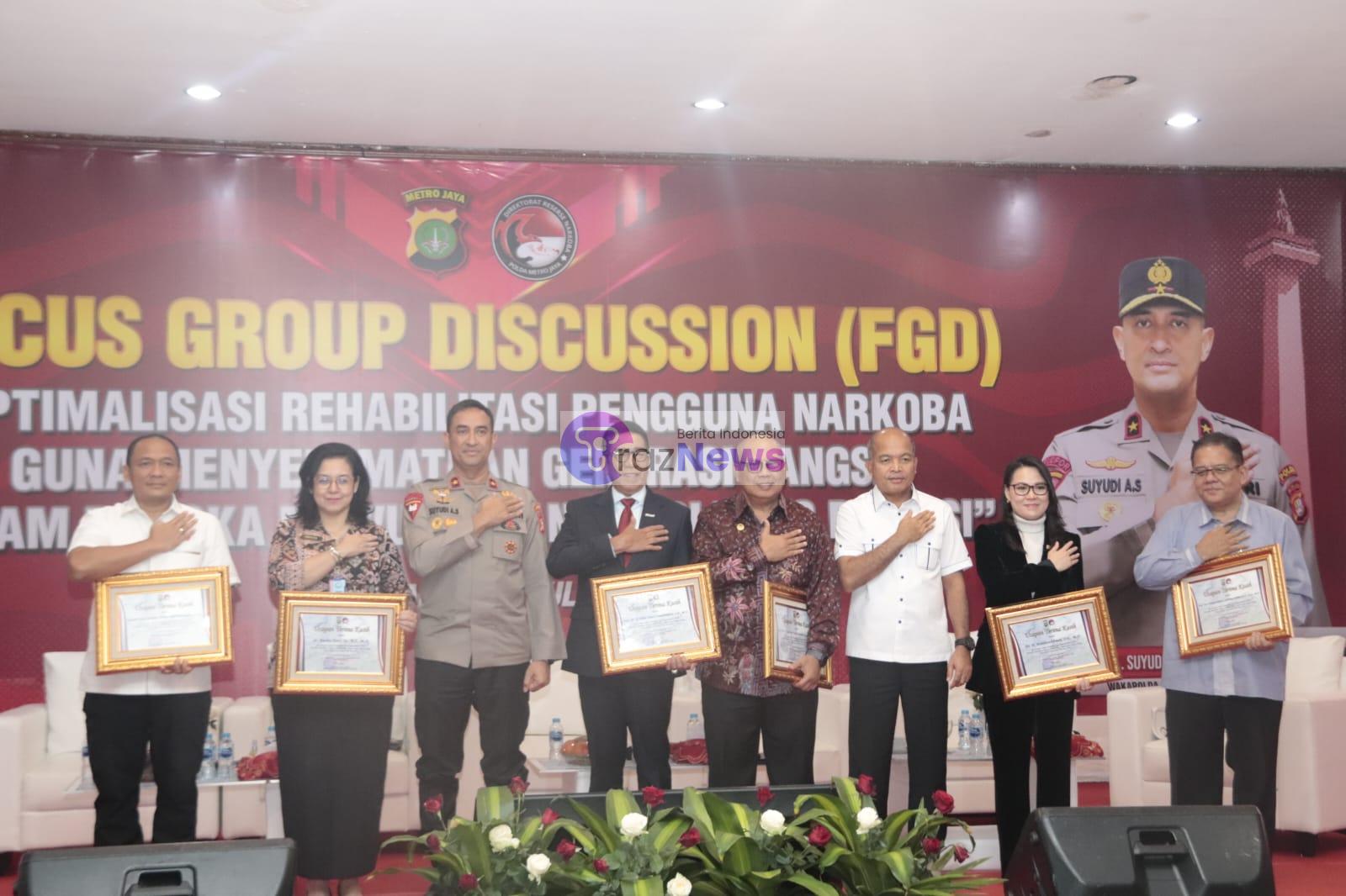 Selamatkan Generasi Bangsa Dari Narkoba, Polda Metro Jaya Gelar Focus Group Discusion