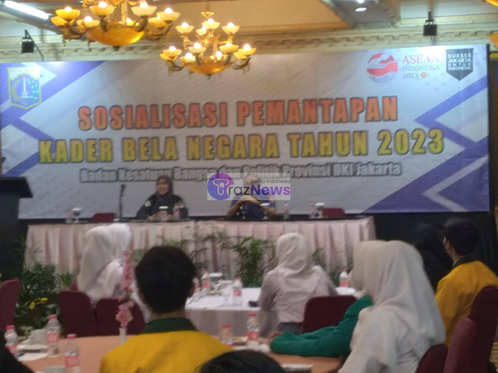 Sosialisasi Pemantapan Kader Bela Negara Untuk Anak anak SMA Se- Jakarta Barat dan Selatan Angkatan I oleh Kesbangpol DKI Jakarta. 