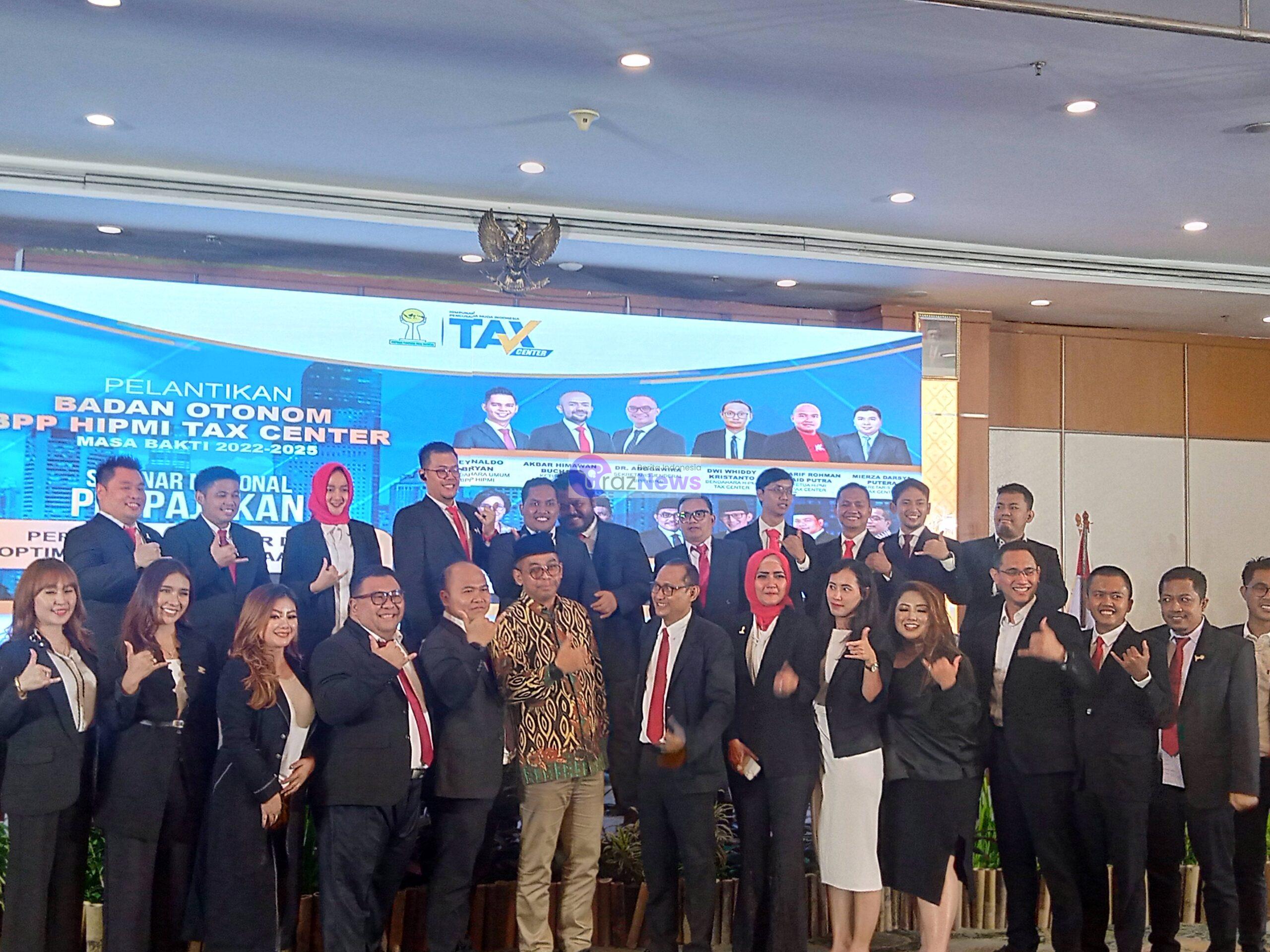 Pelantikan Badan Otonom BPP HIPMI Tax Center Masa Bakti 2022 – 2025 , dan Seminar Nasional Perpajakan peran serta Stakeholder dalam Optimalisasi Penerimaan Pajak 