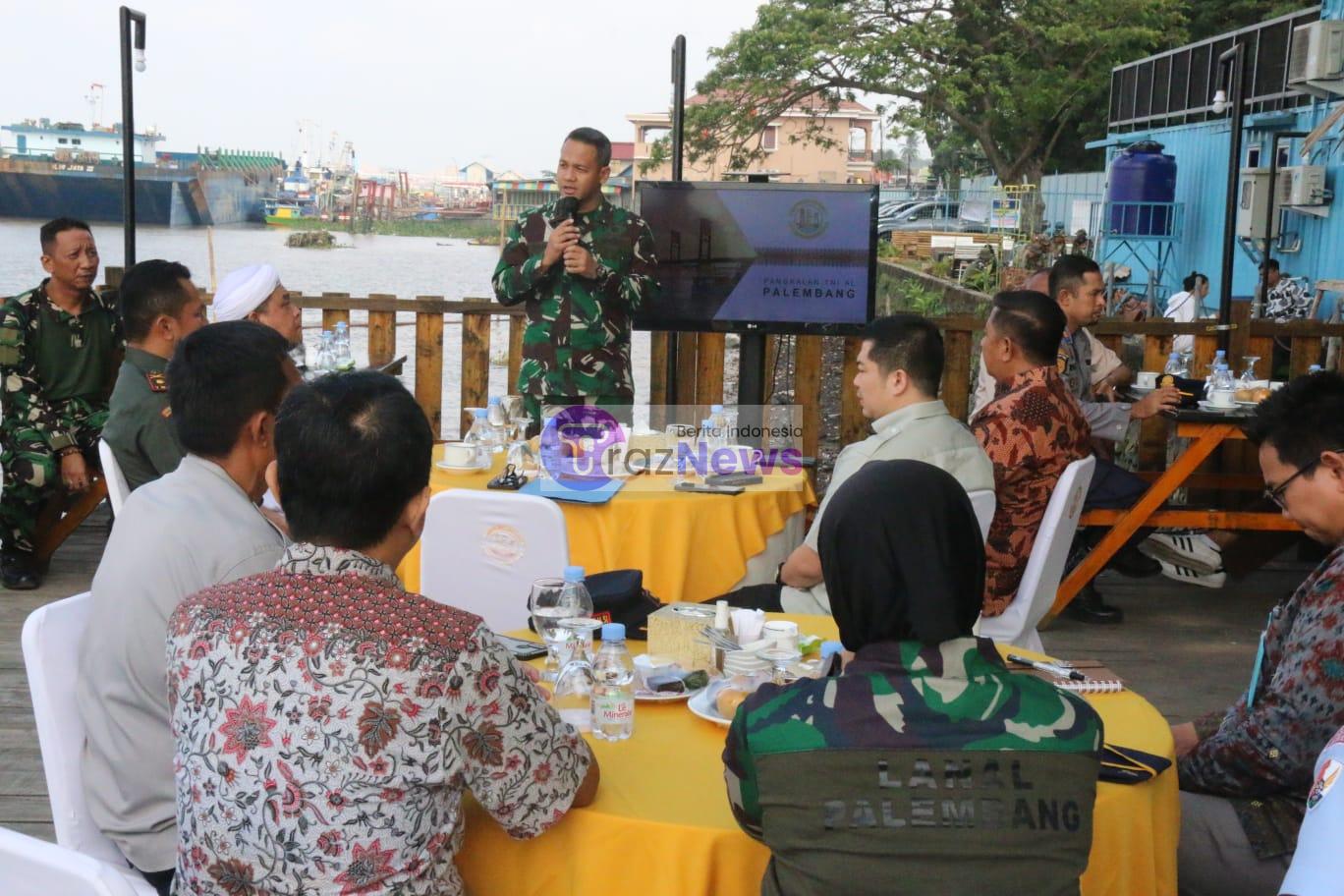 Lanal Palembang Kembangkan Kampung Bahari Nusantara (KBN) 2 di Wilayah Binpotmar 1 Ilir