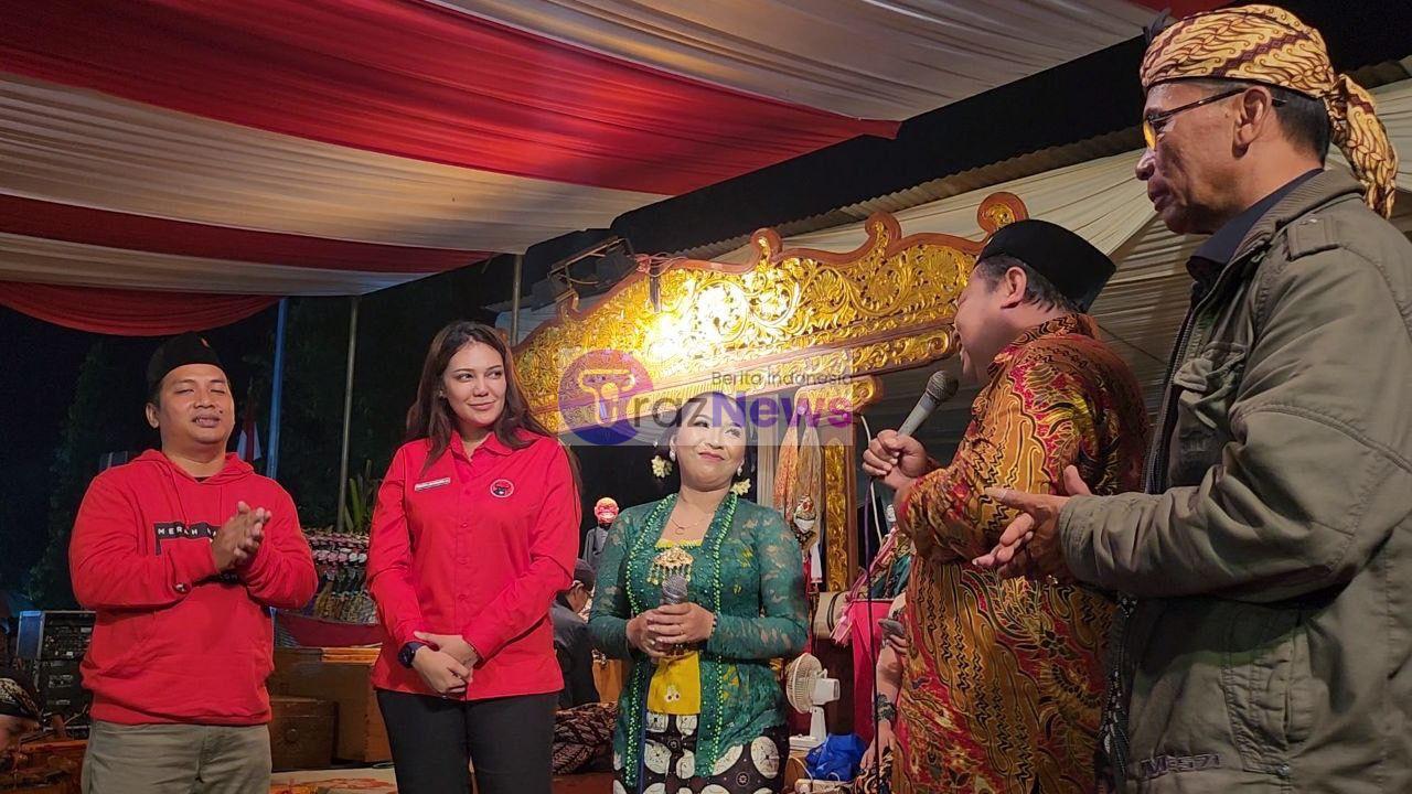 Tengku Zanzabella Hadir Pada pergelaran Wayang  Golek Di Kabupaten Batang 