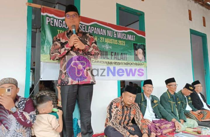 Pekon Manggarai Gelar Pengajian Salapanan MWC-NU : Peratin Sumarno Agenda Rutin MWC-NU .