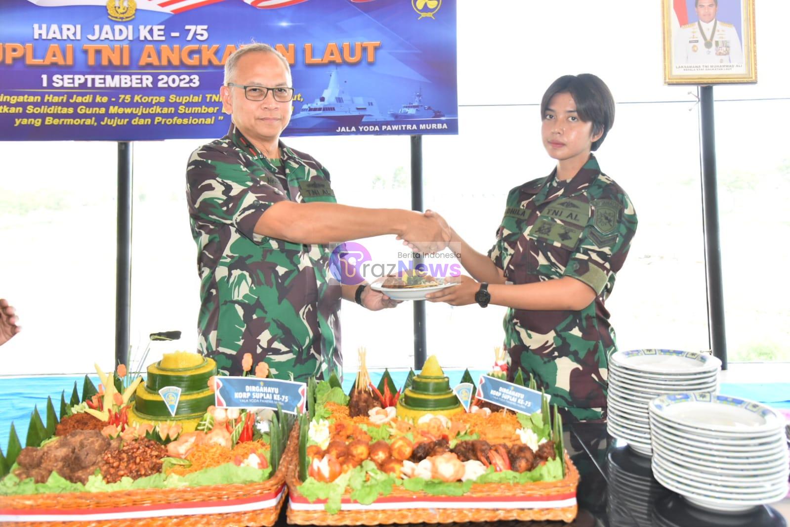 Lantamal XII Peringati HUT Ke-75 Korps Suplai TNI Angkatan Laut