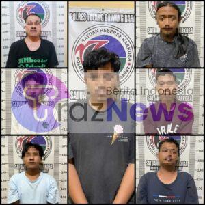 Kurang Dari 24 Jam Tujuh Orang Jaringan Pengedar Ganja Ditangkap Polisi