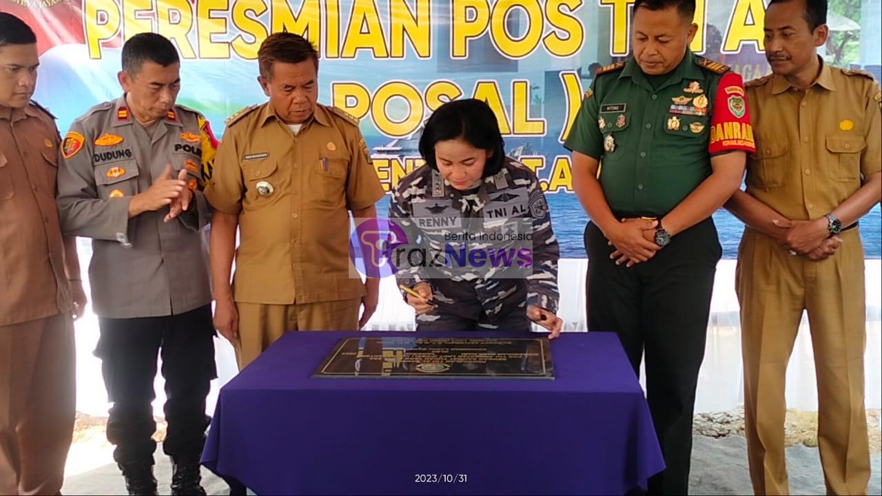 Perkuat Pertahanan Laut Indonesia, Pangkalan TNI AL Bandung Resmikan Posal Ujung Genteng