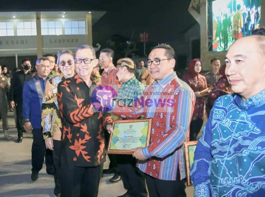 Kota Metro Raih Penghargaan Sebagai Anjungan Kreatif dan Inovatif Dalam Gelaran Pekan Raya Lampung 2023