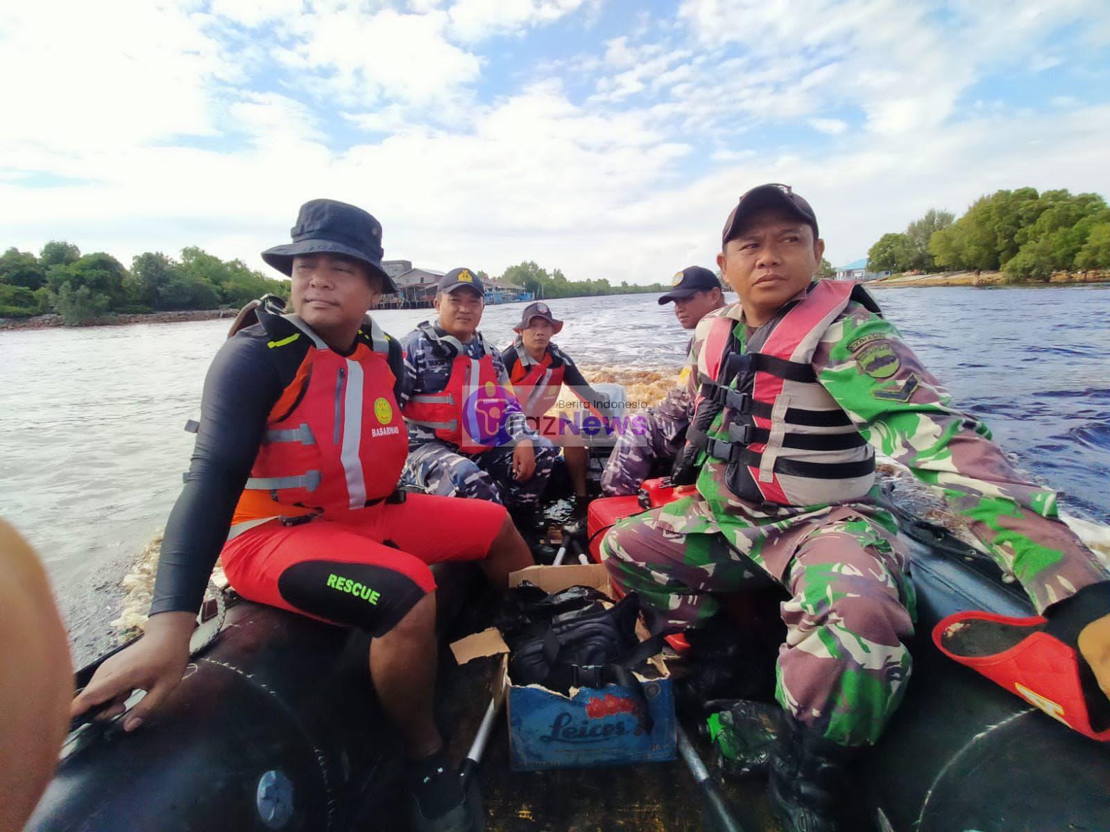 Pos TNI AL Muntai Bersama Tim SAR Gabungan Berhasil Temukan Jenazah Orang Jatuh di Laut