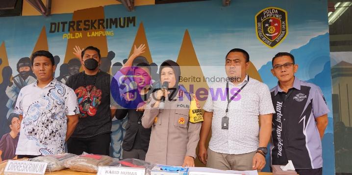 Tempat Kost Jadi Target Curanmor, 3 Pelaku Ditangkap Ditreskrimum Polda Lampung
