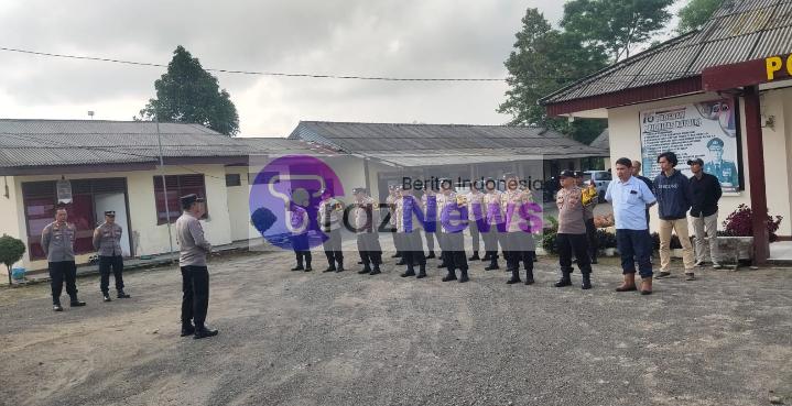 Polsek Sekincau Polres Lampung Barat Laksanakan Giat Rutin Apel Pagi