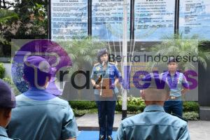 Laporan Korps Kenaikan Pangkat Perwira, Bintara, Tamtama, dan PNS di Pangkalan TNI AL Bandung