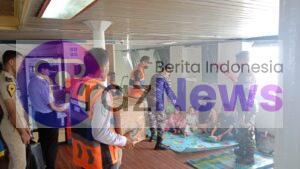 Lanal Bengkulu Laksanakan Pengamanan Arus Mudik di Posko Terpadu Angkutan Laut Pelabuhan Pulau Baai Bengkulu