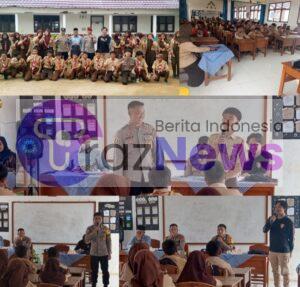 Cegah Kenakalan Remaja, Polsek Sekincau Polres Lampung Barat Berikan Edukasi  Di SMP Negeri 3 Sekincau