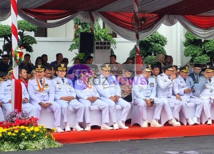 Drs. Nukman, MM., Ke Jawa Timur  Menghadiri Upacara Peringatan Hari OTODA Ke- XXVIII  2024.