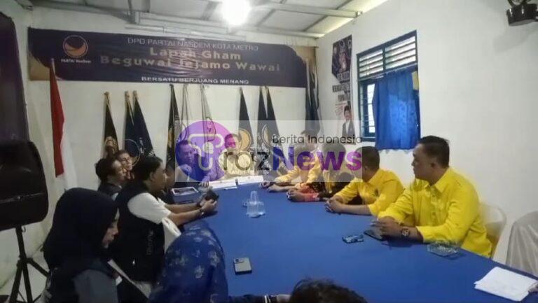 Ketua DPRD Metro Ambil Berkas Balon Walikota Dari NasDem