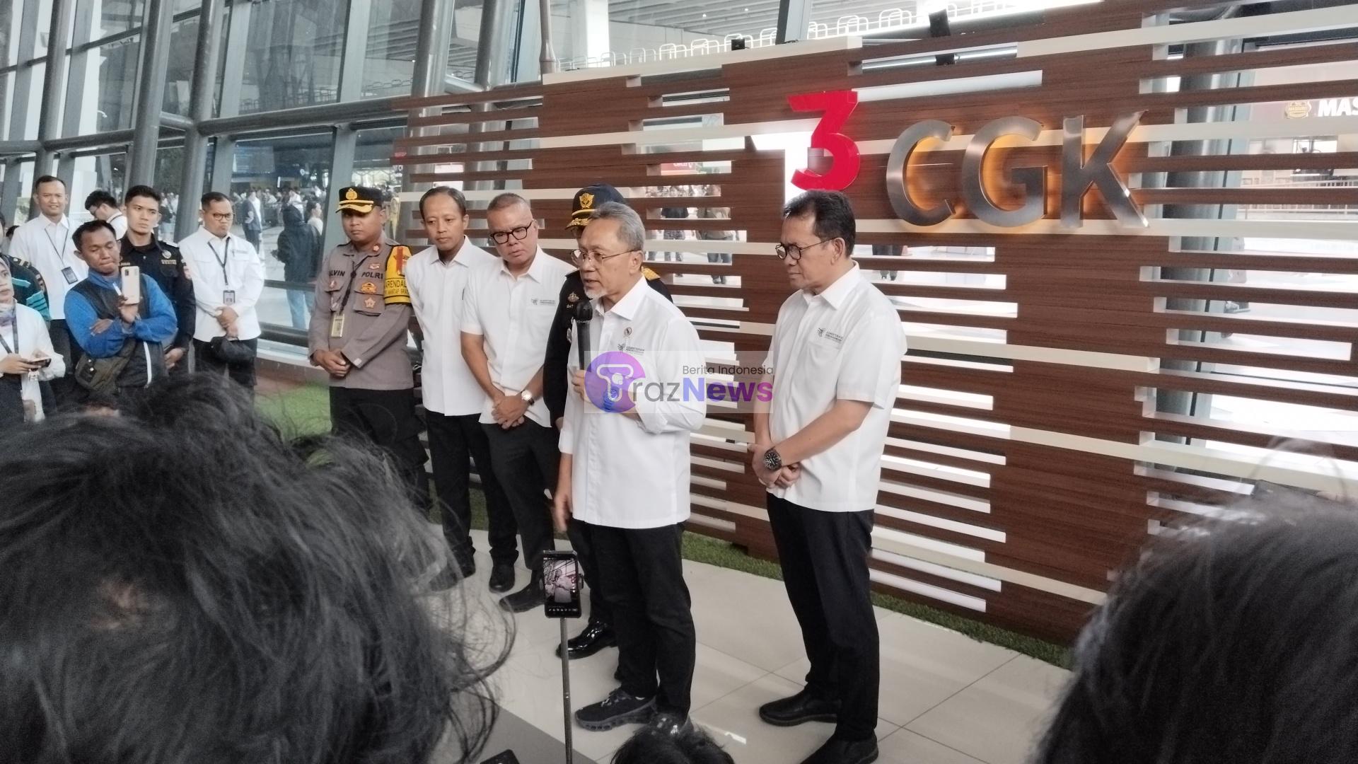 Mendag Zulkifli Hasan kunjungi Bea Dan Cukai Bandara Internasional Soekarno Hatta 