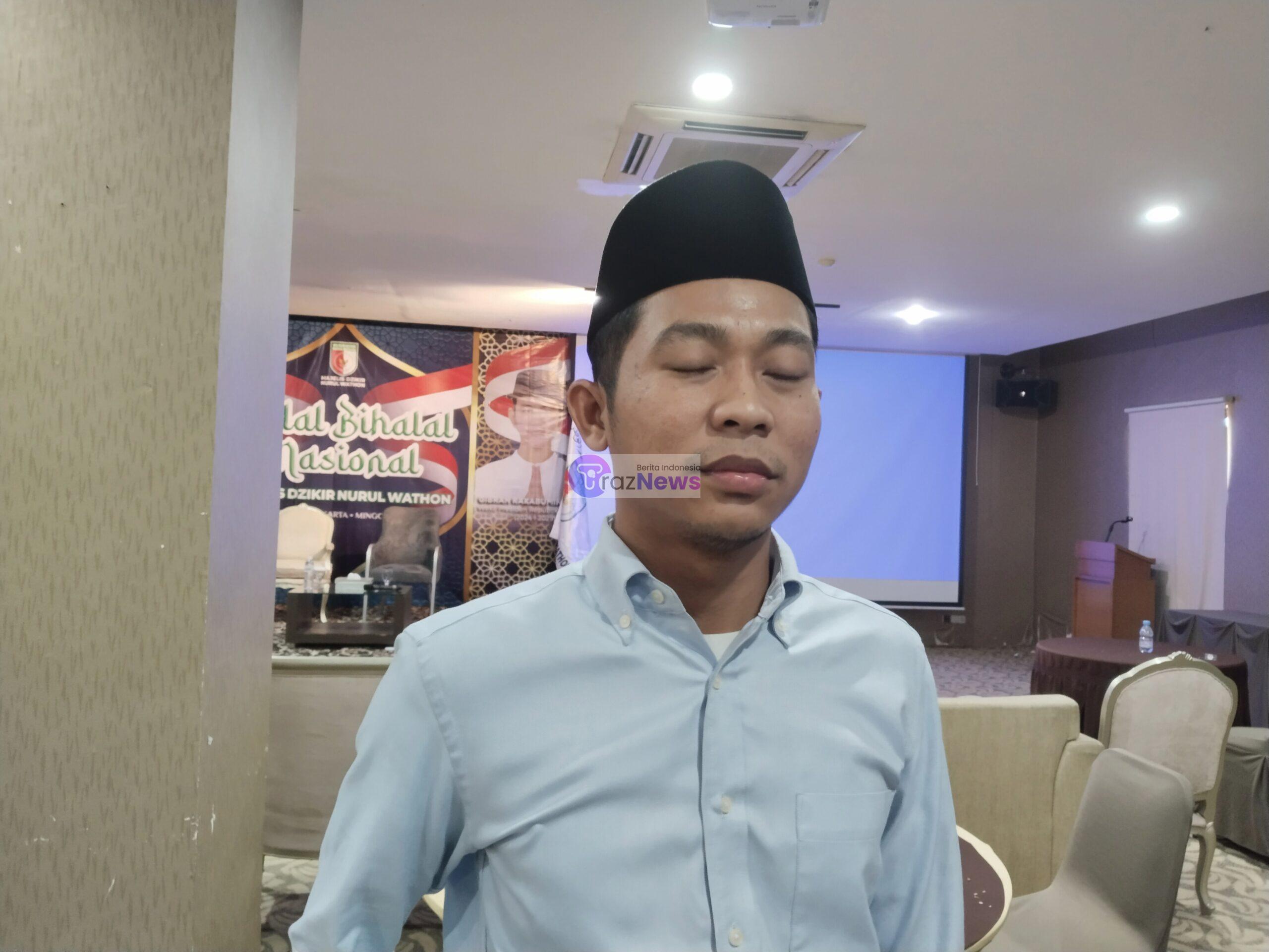 Wafa Riansyah Hadiri Majelis Dzikir Nurul Wathon Pada Acara Halal Bihalal Nasional  Di Jakarta.