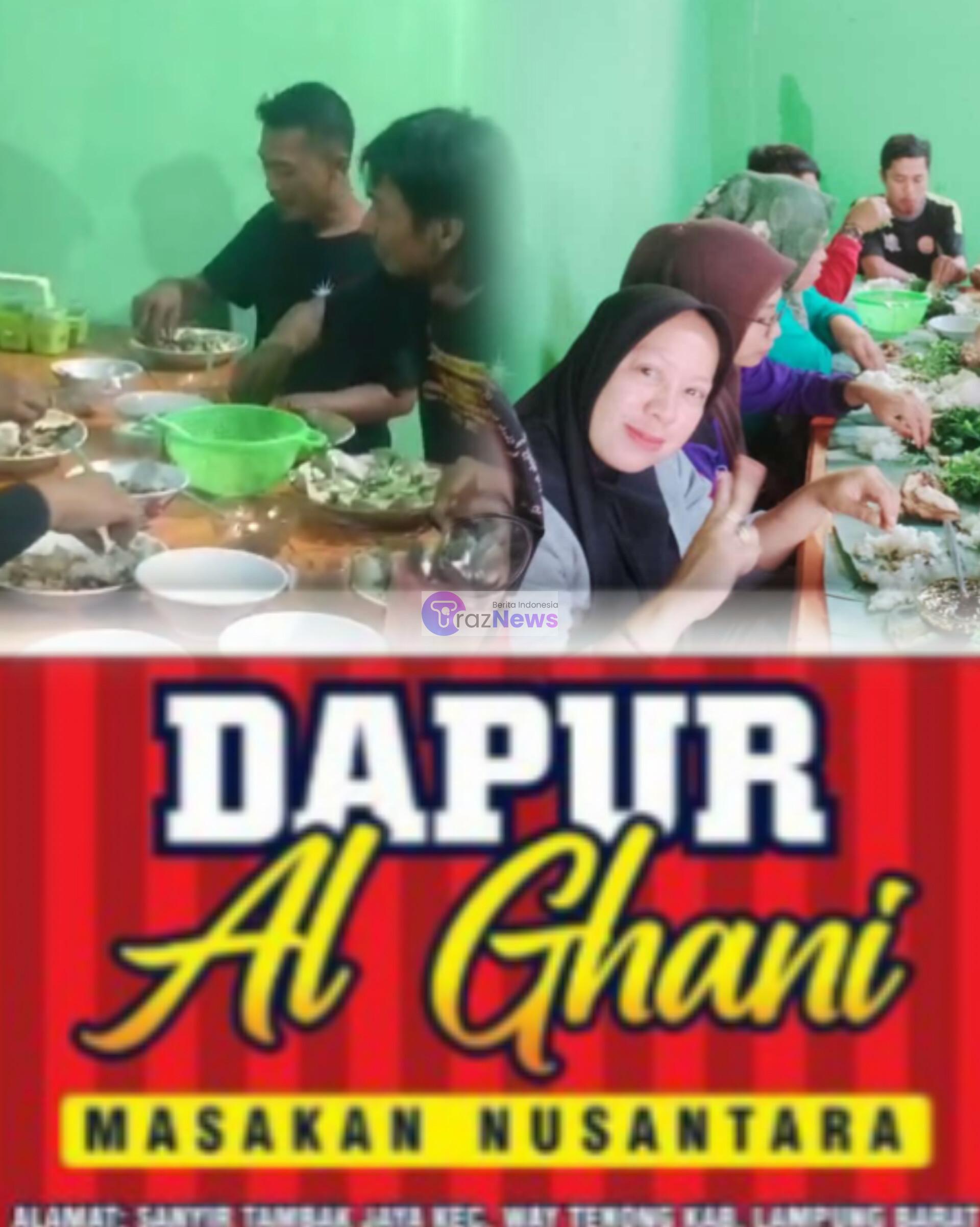 Dapur Al Ghani, Pekon Tambak Jaya Siap Manjakan Para Pecinta Kuliner .