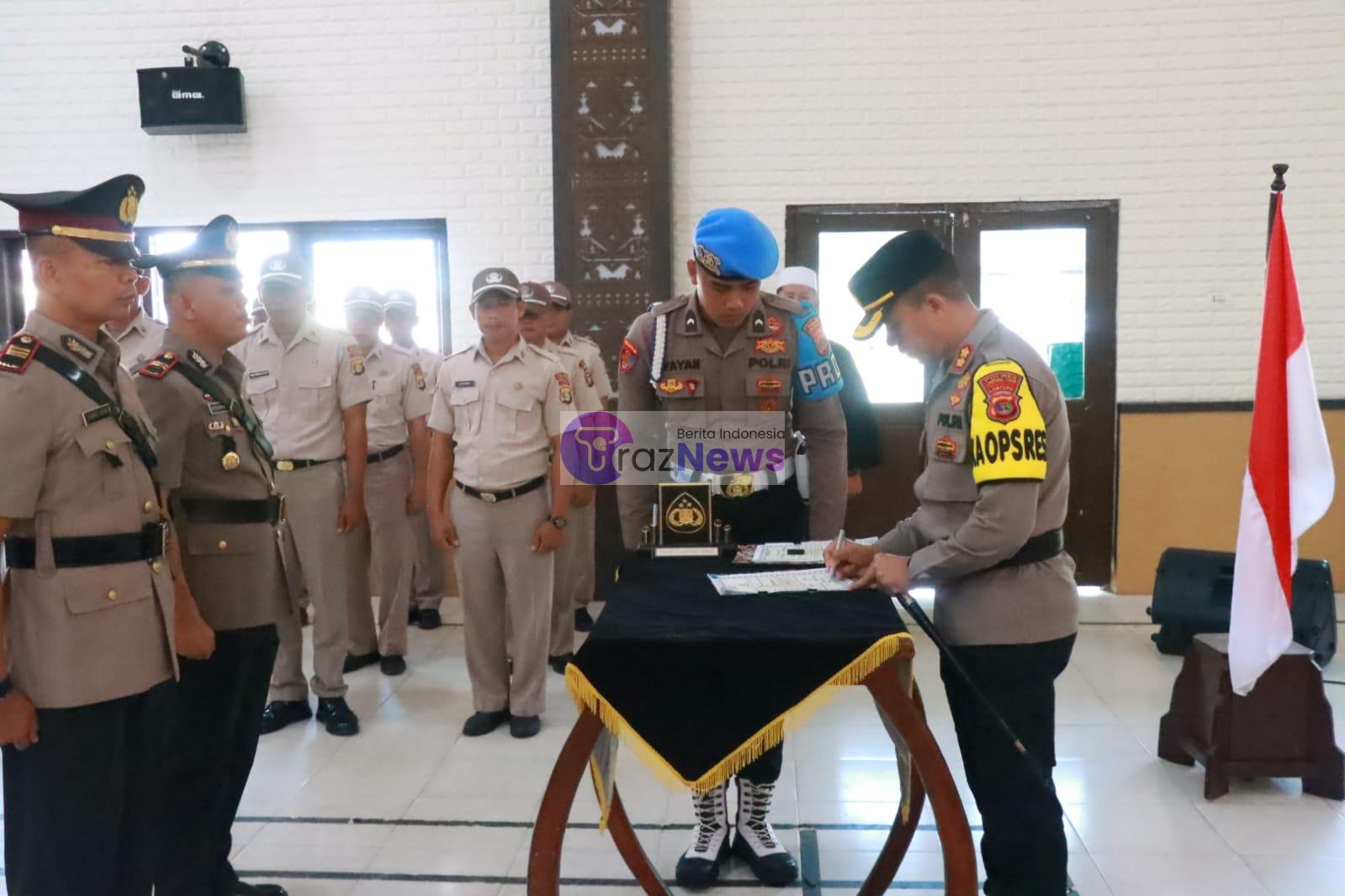 Kapolres Pimpin Sertijab Pejabat di Polres Lampung Timur, AKP Syamsu Rizal Kapolsek Bandar Sribawono, Kini  Jabatan Baru Sebagai Kapolsek Sekincau