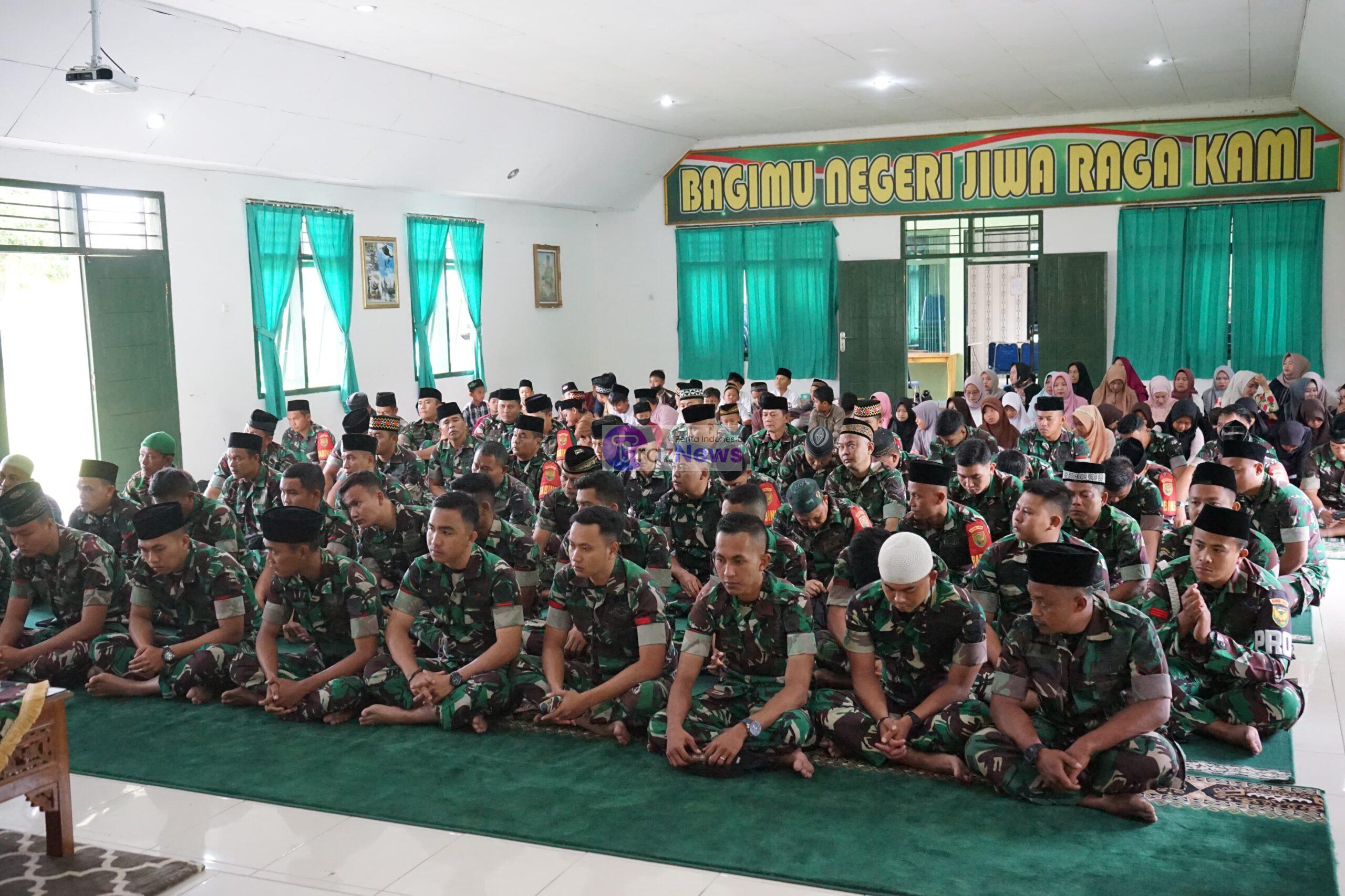 Kodim 0422/Lampung Barat Gelar Peringatan Maulid Nabi Muhammad SAW 12 Rabiul Awal 1446 H