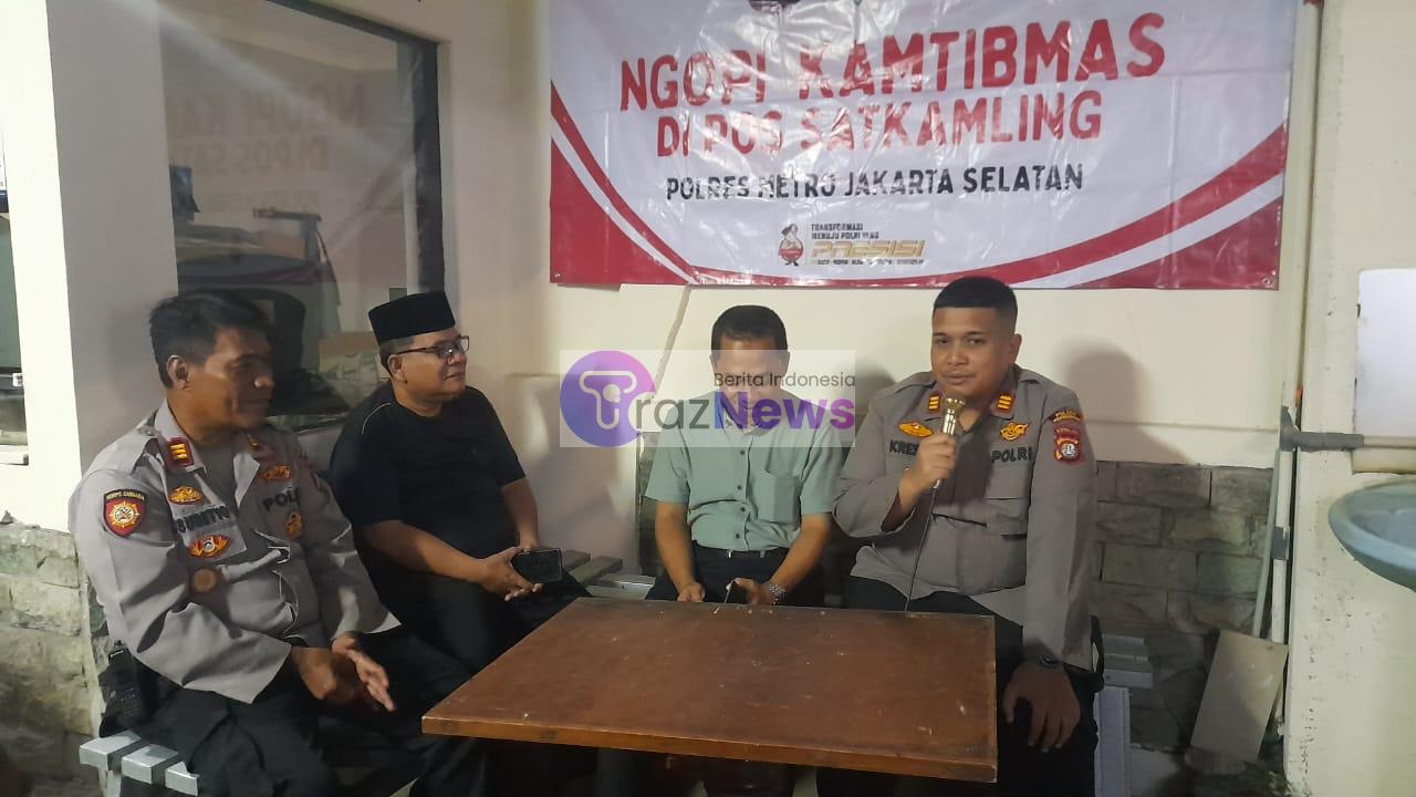 Dialog Bersama Warga, Kapolsek Pesanggrahan Bahas Penipuan Segitiga dan Pilkada Damai