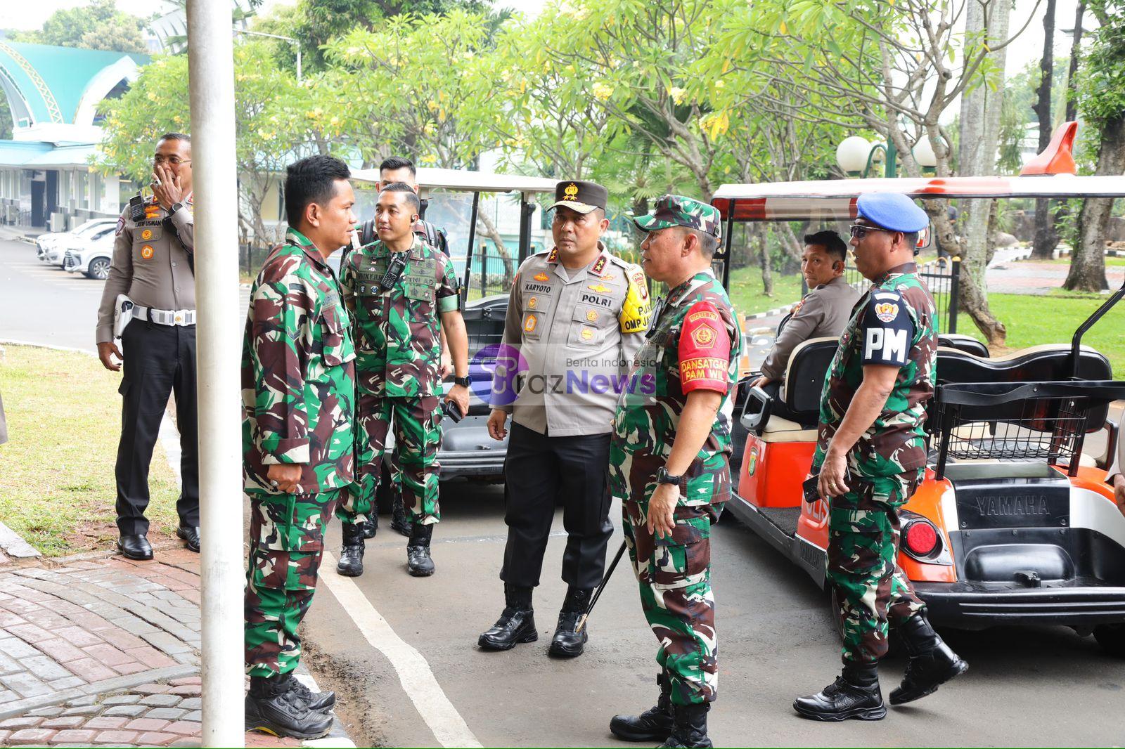 TNI-Polri Sterilisasi Gedung DPR MPR Jelang pelantikan Presiden Dan wakil presiden