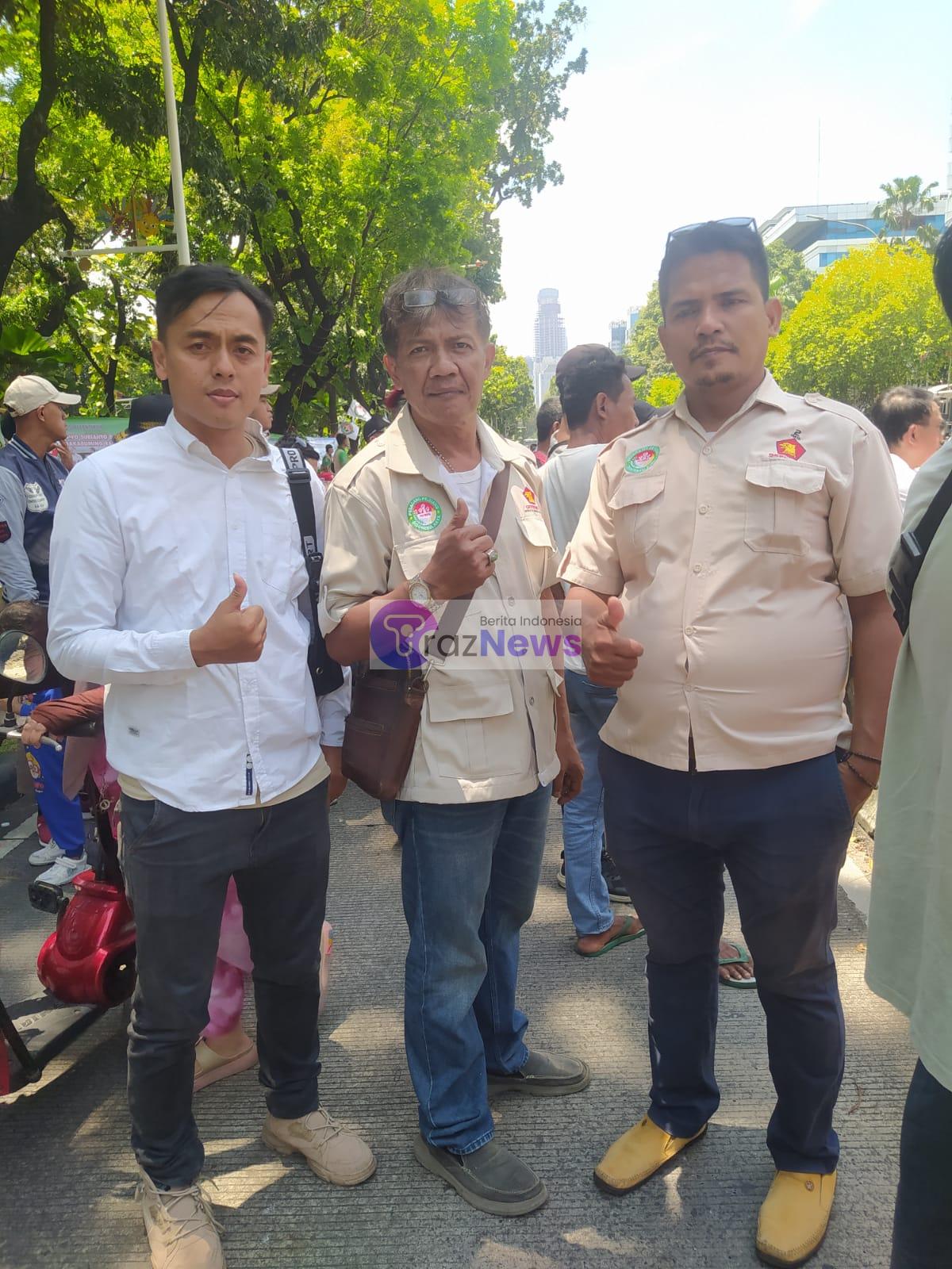 Relawan Prabowo-Gibran PAPERA Jatim Ikut Memeriahkan Pelantikan Presiden Dan Wakil Presiden Di Monas 