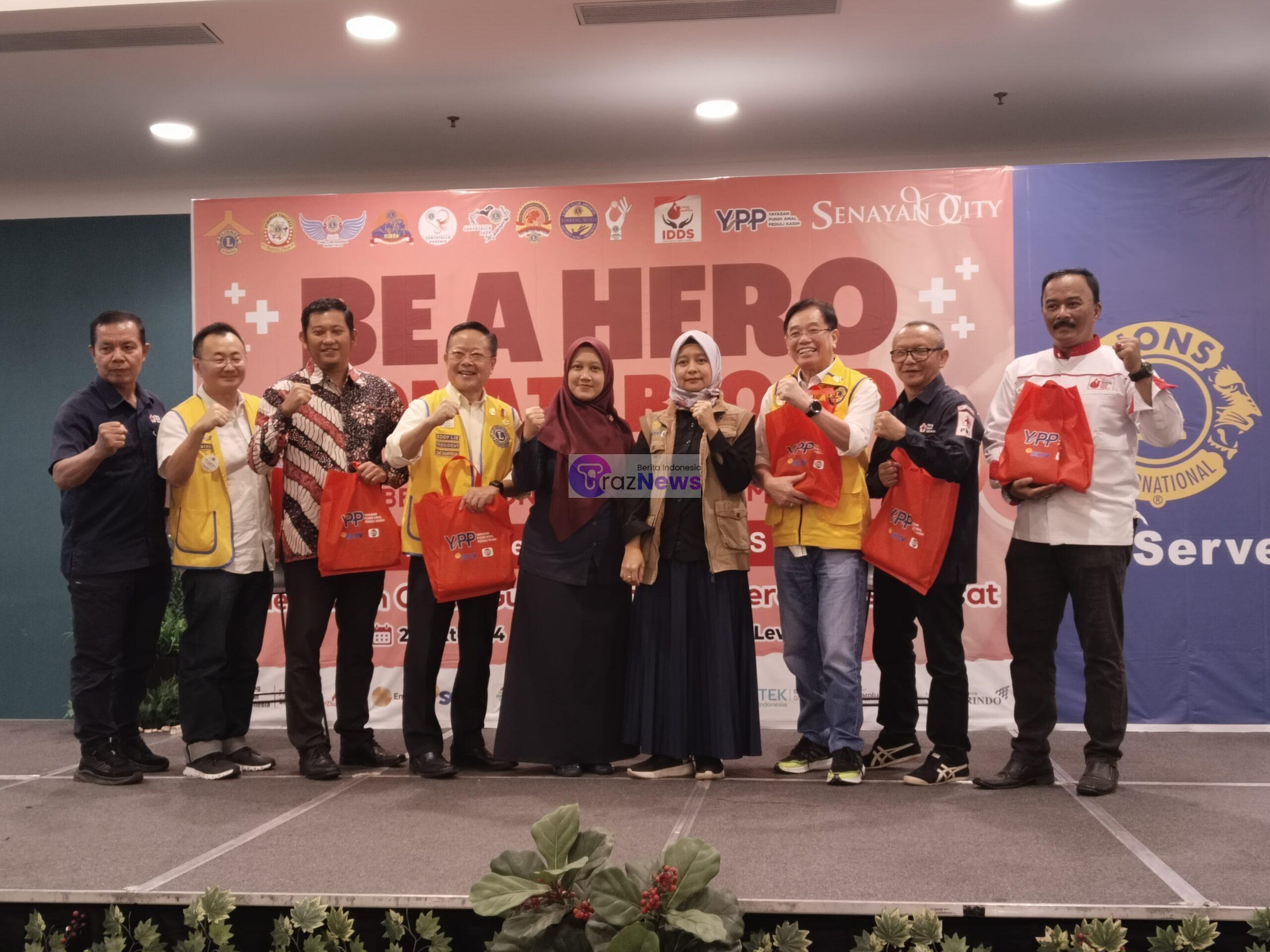 Perkumpulan Lions Indonesia , Distrik 307 B1 Gelar Donor Darah Di Senayan City, Targetkan 200 Kantong Darah 