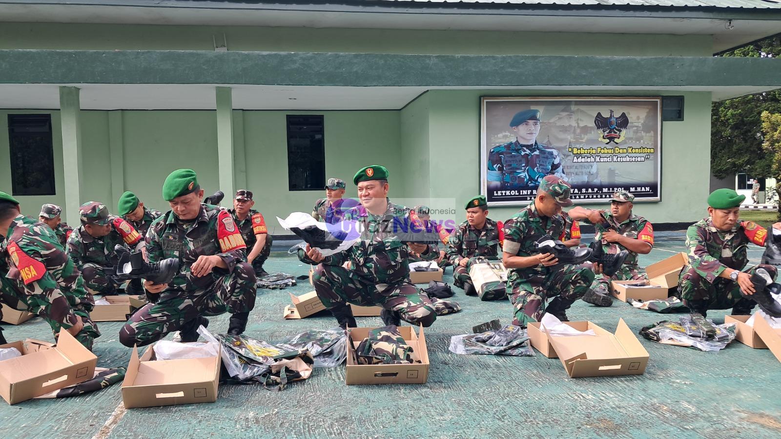 Kodim 0422 Lampung Barat Dan Seluruh Prajurit TNI-AD Seluruh Indonesia Dapat Kaporlap Baru Dari Bapak KASAD