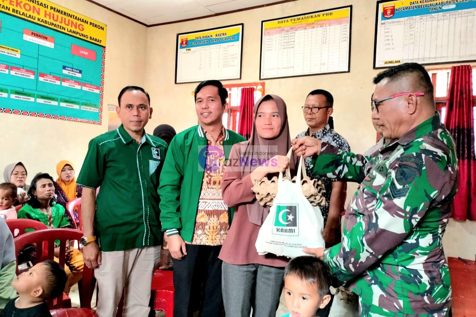 MD KAHMI Lampung Barat Dukung Program Pusat salurkan PMT terhadap masyarakat