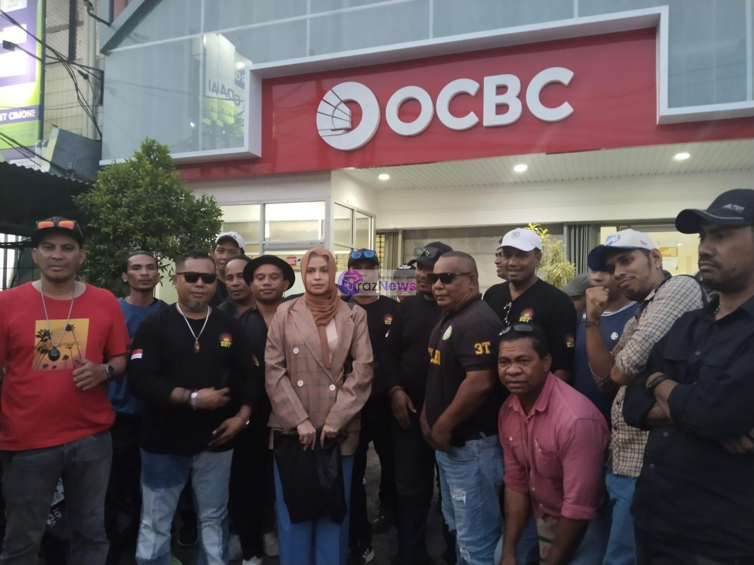 Hana Korban penipuan Datangi Bank OCBC Merdeka kota Tangerang Bersama OH Sero 