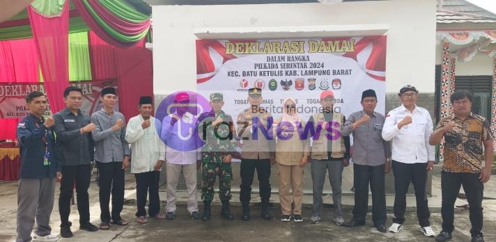 Deklarasi Damai Pilkada 2024, AKP Syamsu Rizal: Masyarakat Jangan Terpancing Provokasi , Berita Hoax Yang Bisa Memecah Belah Persatuan.