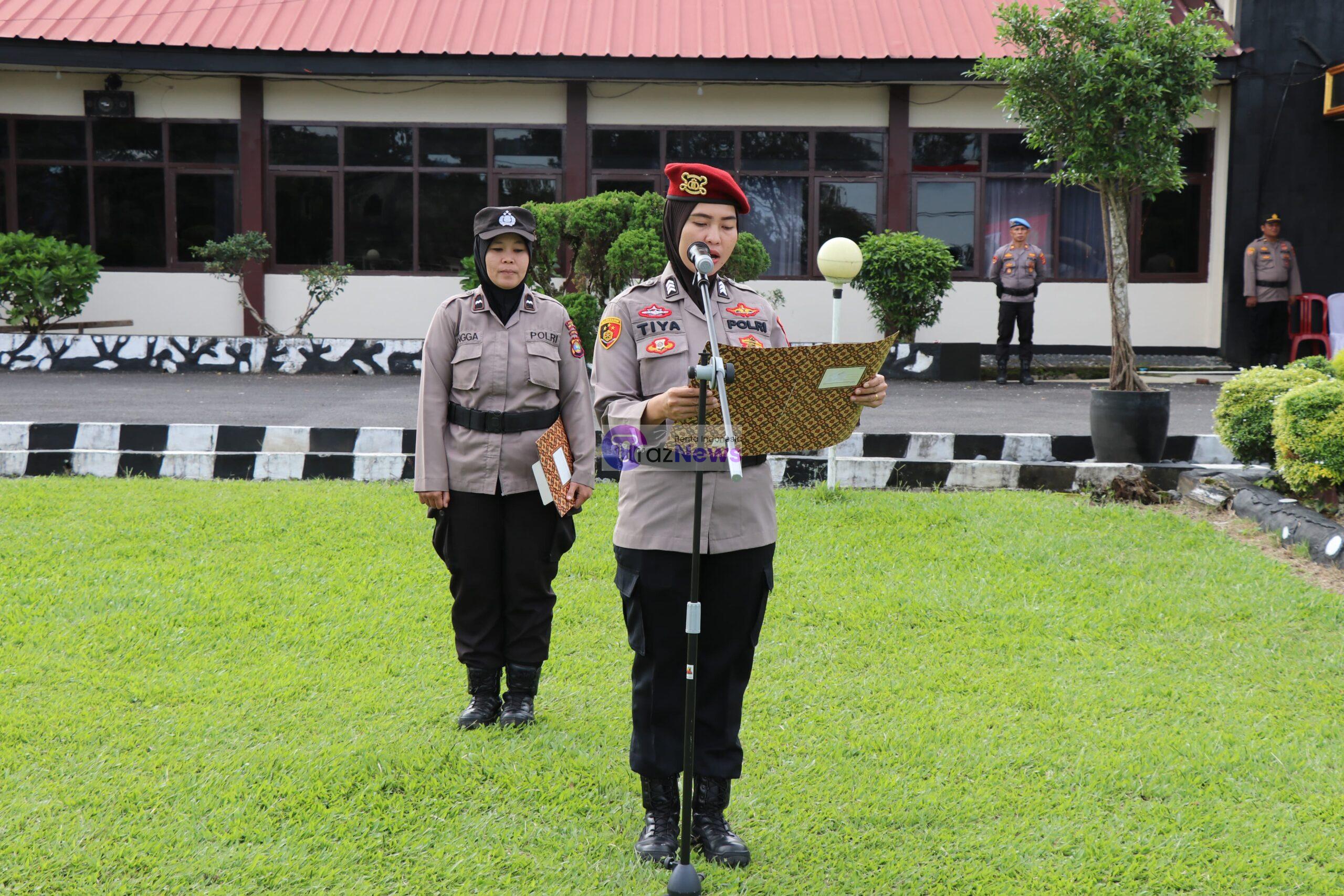 Polres Lampung Barat Gelar Upacara Peringatan Hari Ibu ke-96