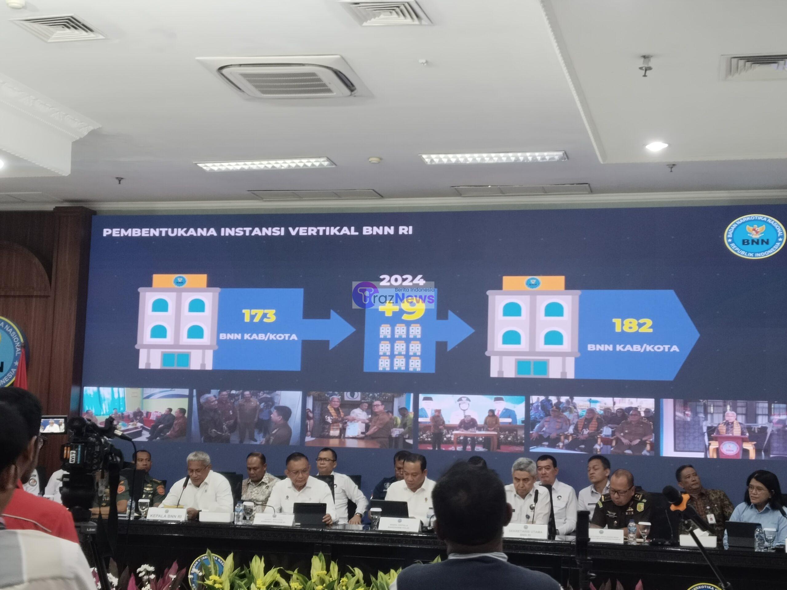 BNN Musnahkan Barang Bukti Narkotika Dan Konferensi Pers Akhir Tahun 2024 