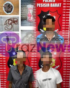 Sat Reskrim Polres Pesisir Barat Ungkap Kasus Perburuan Satwa Dilindungi