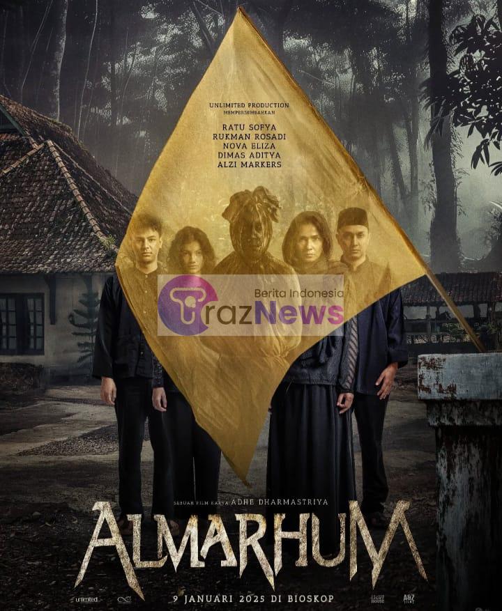 Almarhum: Mengungkap Teror Mistik Di Balik Mitos Selasa Kliwon. Film horor Terbaru Garapan Adhe Dharmastriya Tayang Di Bioskop Mulai 9 Januari 2025.