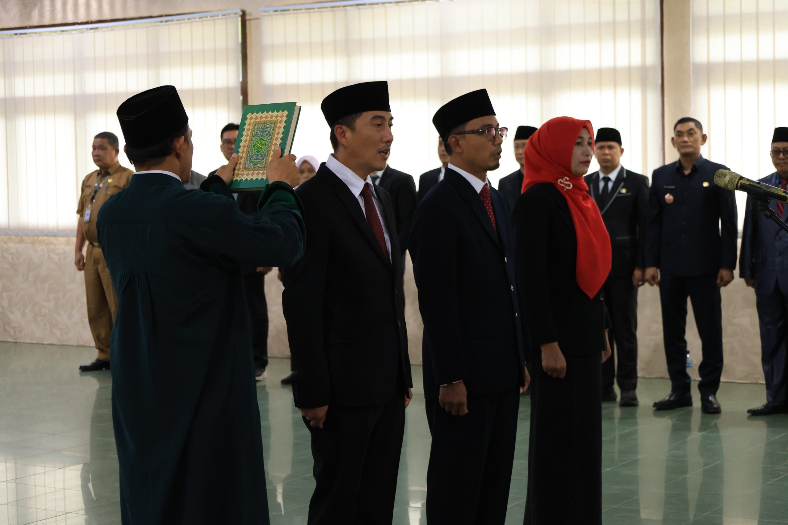 Wakil Bupati Lampung Barat Lantik Tiga Pejabat Administrator