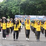 Polwan Polda Metro Jaya Rayakan Hari Kartini dengan Olahraga dan Aksi Bersih Lingkungan