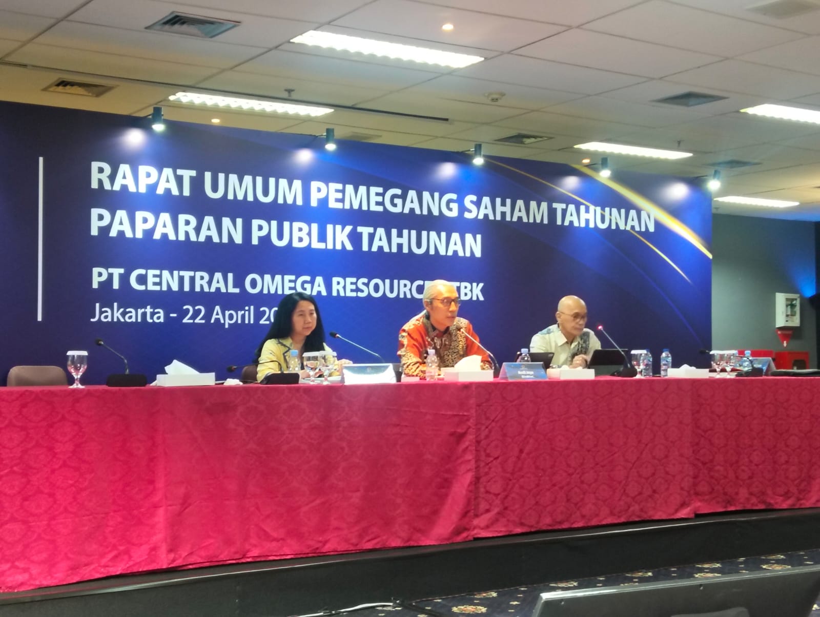PT Central Omega Resources Tbk Paparkan Kinerja dan Strategi Bisnis Dalam RUPST 2026